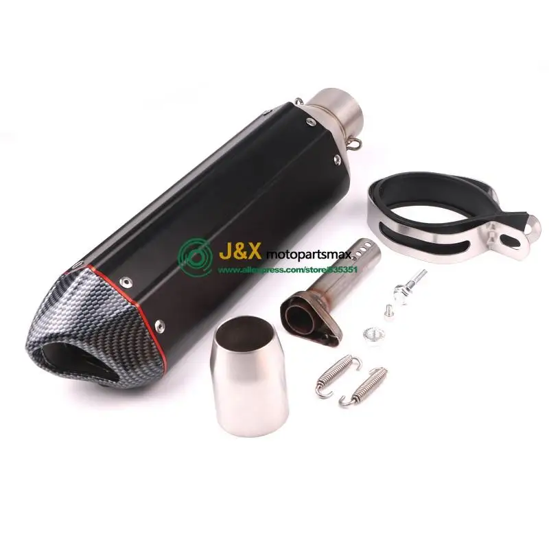 MT-03 MT03 R25 R3 глушитель для мотоцикла полная система контактная средняя труба+ выхлопная труба для Yamaha R25 R3- слипоны