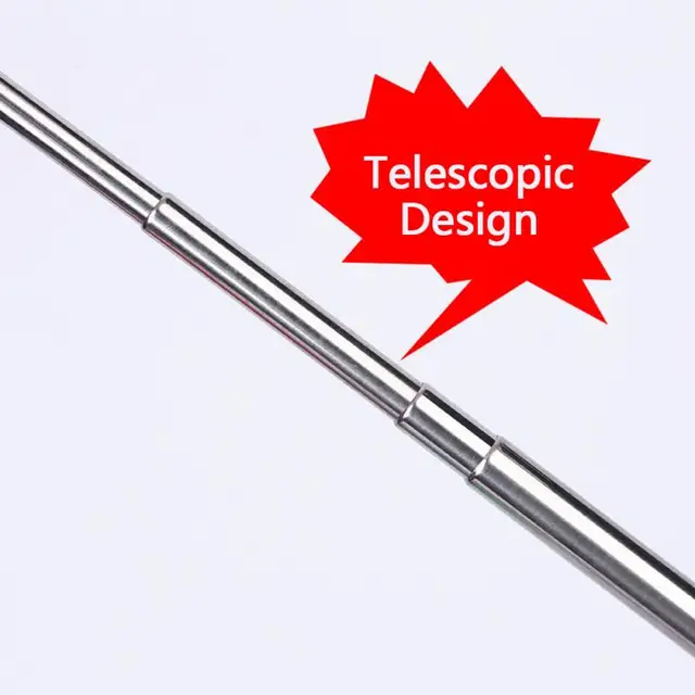 Child Fishing Net Insect Net Retractable Stainless Steel Non-slip Handle Catch Butterflies Summer Outdoor Playing With Water Toy 2