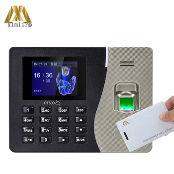 

TCP/IP Communication Biometric Fingerprint Time Attendance System PT600 ZK With 125KHz RFID Card And Time Attendance Recorder