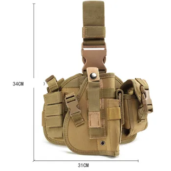 

Men Durable Fanny Waist Pack Waist Bags Pouch Zipper Pockets Outdoor Sport Travel Bag Camping Hiking Trekking Shoulder Bag #814