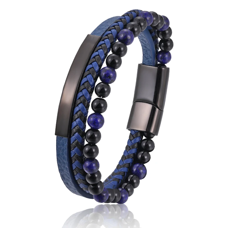 Black-blue-black