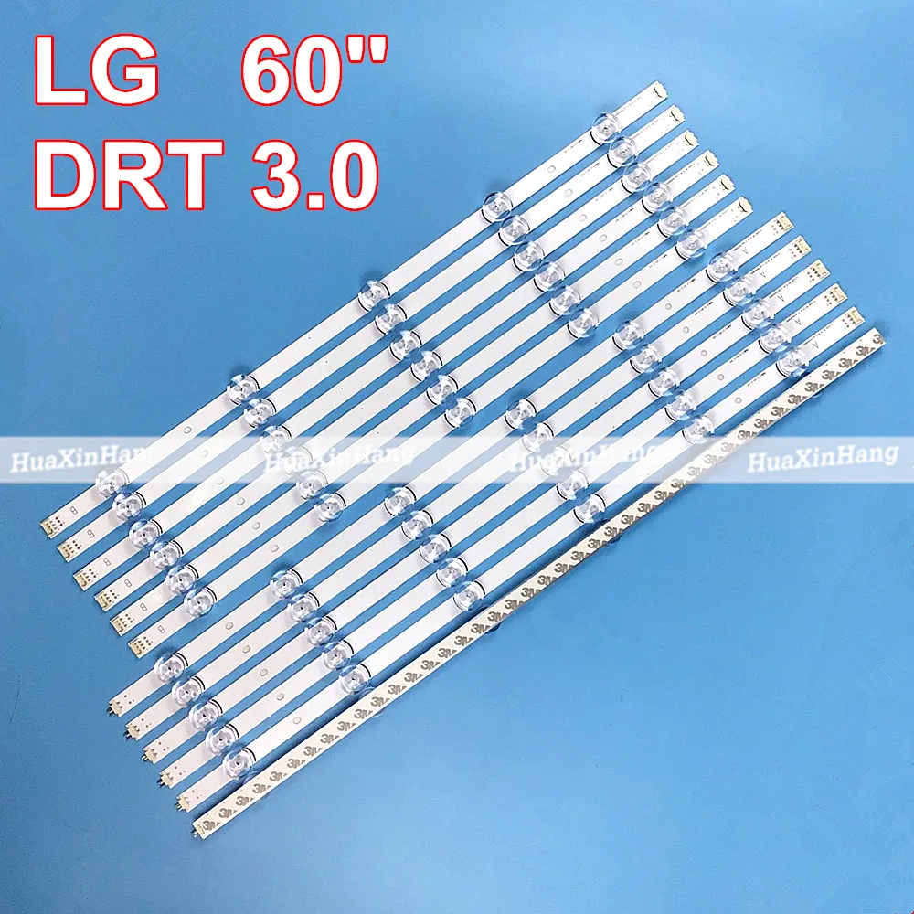 12 шт./компл. Светодиодная лента для подсветки телевизора LG 60 &quotinnotek DRT 3 0 60LB6100-UG