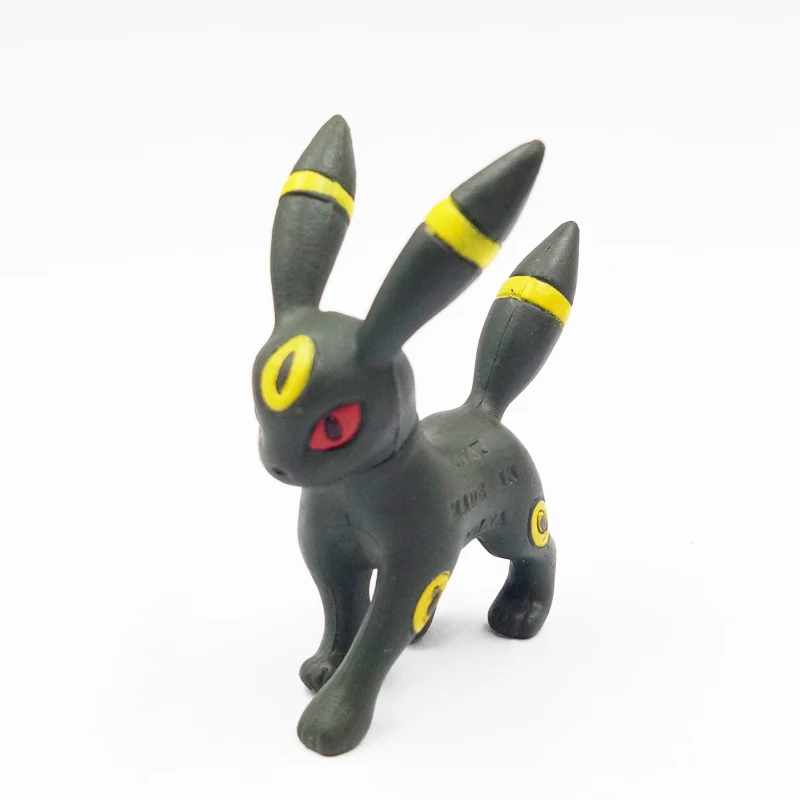 Черный Фигурка Пикачу, игрушка eevee Vaporeon Jolteon Flareon Espeon Umbreon Leafeon Glaceon Sylveon Pocket Monster manga аниме - Цвет: Черный