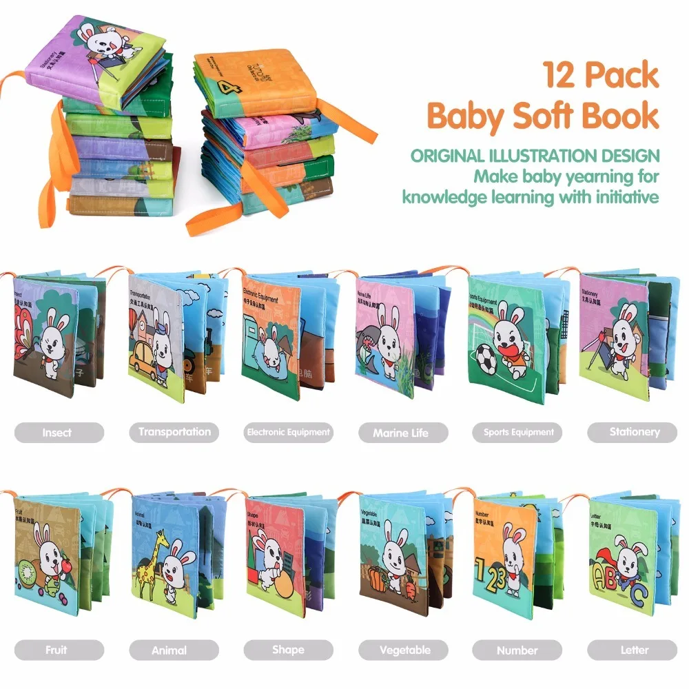 Tumama, подарок для новорожденного ребенка, скретч, ткань, книги, Bebe, игрушки, обучающая игрушка, эхолот, буквенный номер, детская погремушка в коляску, игрушка