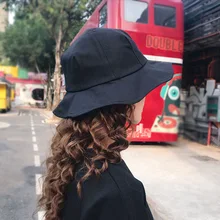 Женские Панамы, большие летние кепки, модная женская Рыбацкая шляпа, складная уличная пляжная шляпа для путешествий, одноцветная Кепка от солнца, gorros mujer