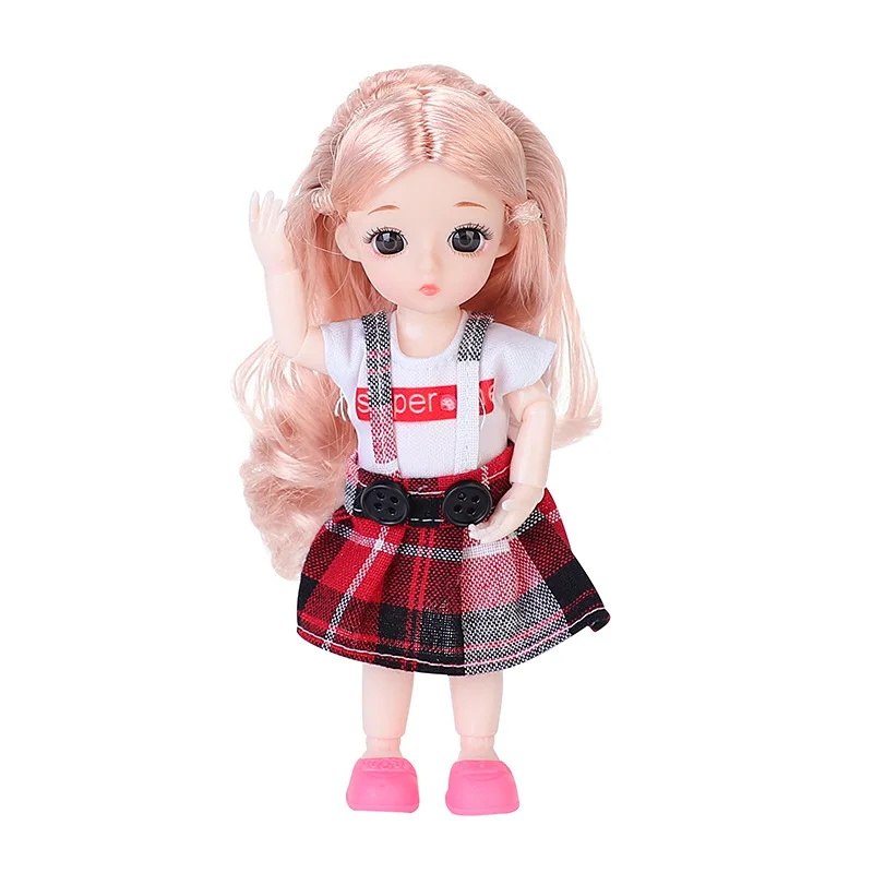 13 подвижных шарнирных кукол 16 см 1/12 Bjd модные куклы принцессы с платьем и обувью