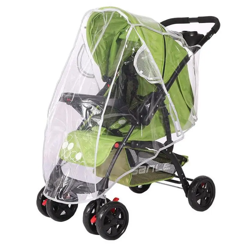 Universal Baby Stroller Zipper Rain Cover Rainproof Winter Windshield Cover Warm Car Stroller Umbrella Windshield Raincoat baby stroller accessories girly