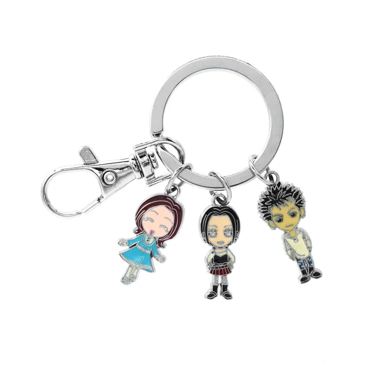 Аниме мультфильм Нана брелок Oosaki-NANA Komatsu-Nana Ichinose Takumi Takagi Yasushi Terashima Nobuo Serizawa Layla металлический брелок