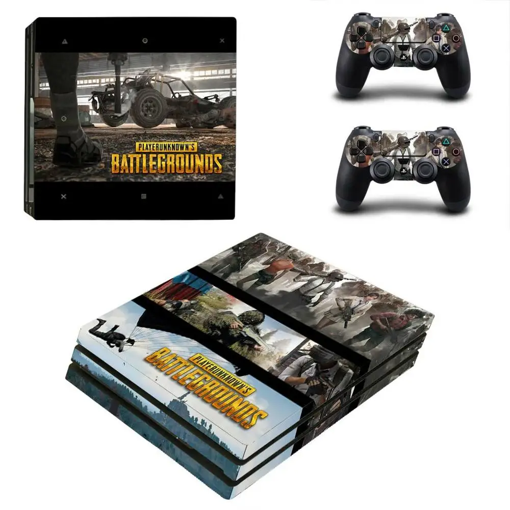 Game PUBG PS4 Pro Sticker Play station 4 Skin Sticker Decals For PlayStation 4 PS4 Pro Console & Co