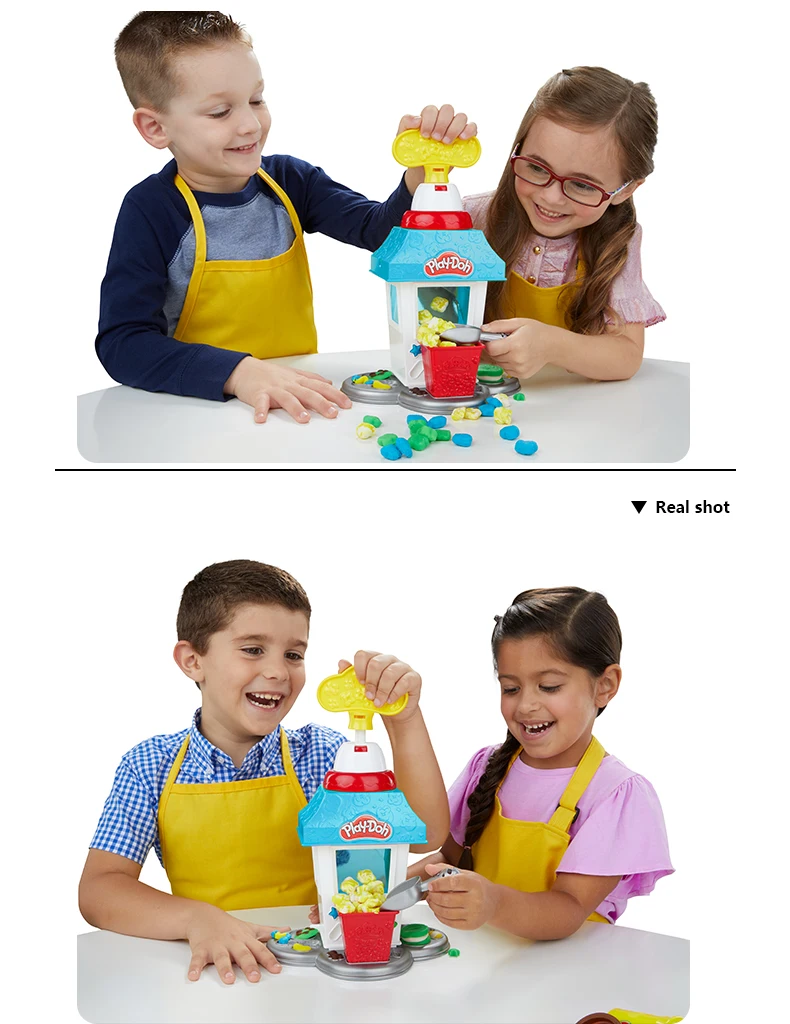 Hasbro Play Doh Pd вечерние попкорн, Творческая кухня, серия попкорн, игровой набор Play-Doh