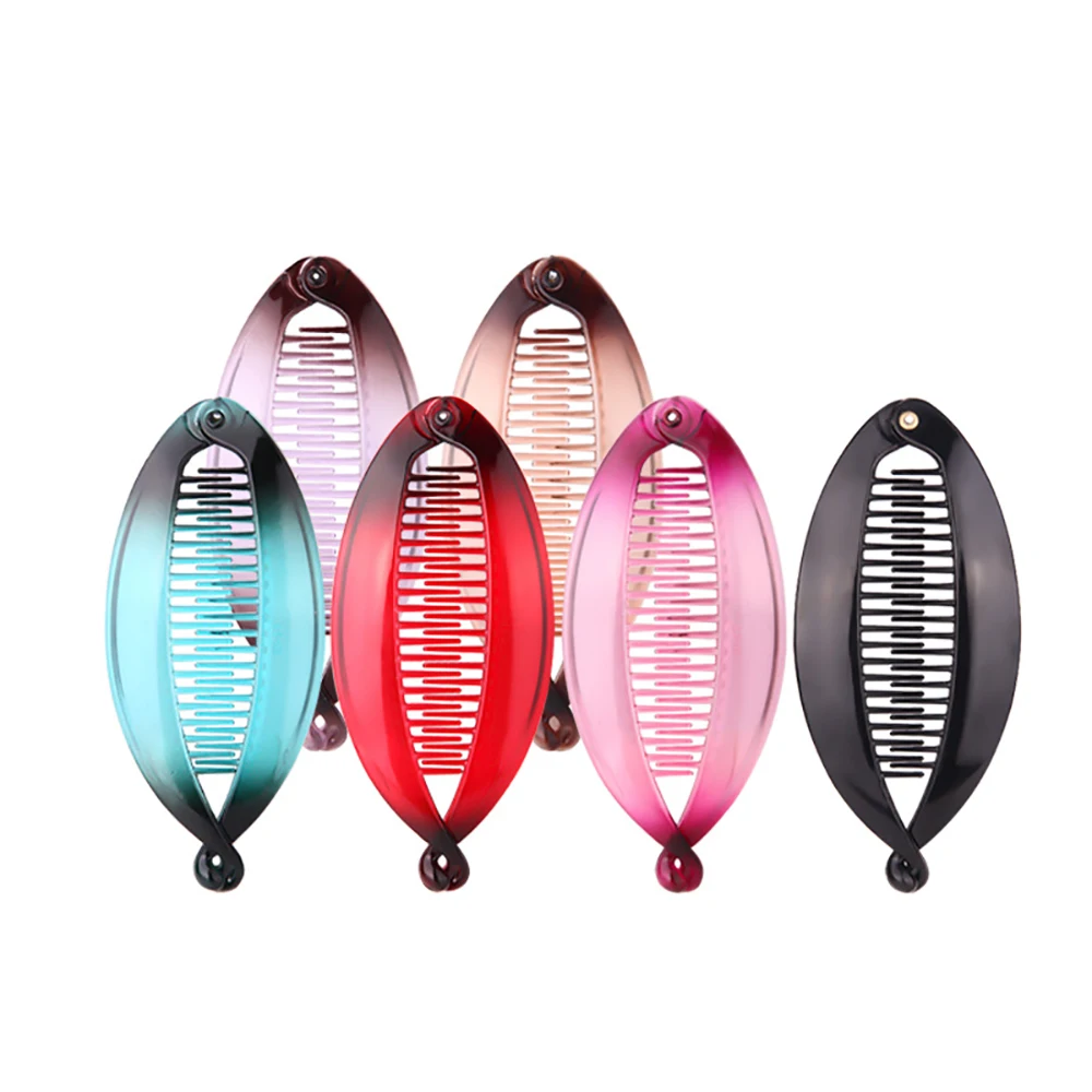 Fish Shape Ponytail Holder Hair Clips Large Size Hair Claws Banana Clips Crabs Hair Pins for Women Girls Korean Hair Accessories