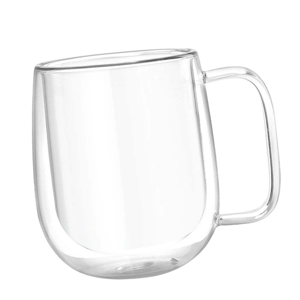 Coffee Or Tea Mugs Drinking Glasses Double Wall Thermal Insulated Cup