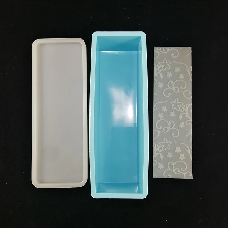 Mold cover and mat Силиконовая форма для мыла DIY Прямоугольная форма для тостов буханка торт хлеб буханка помадка шоколадная Форма рождественские Инструменты для выпечки - Цвет: Mold cover and mat