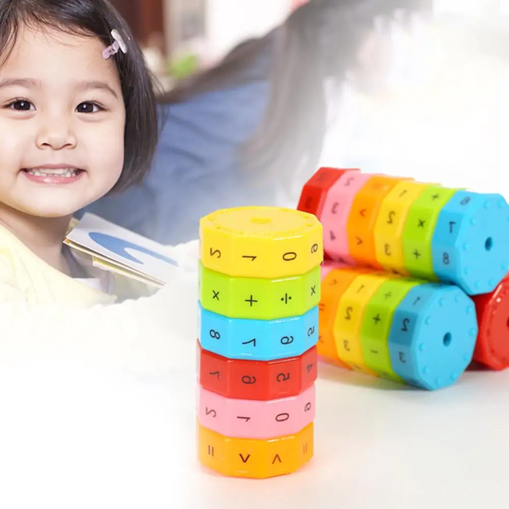 1Set Axis Magnetic Mathematics Digital Learning Educational Toys Puzzle Cube Magic Intelligence Arithmetic Math For Kids Toys