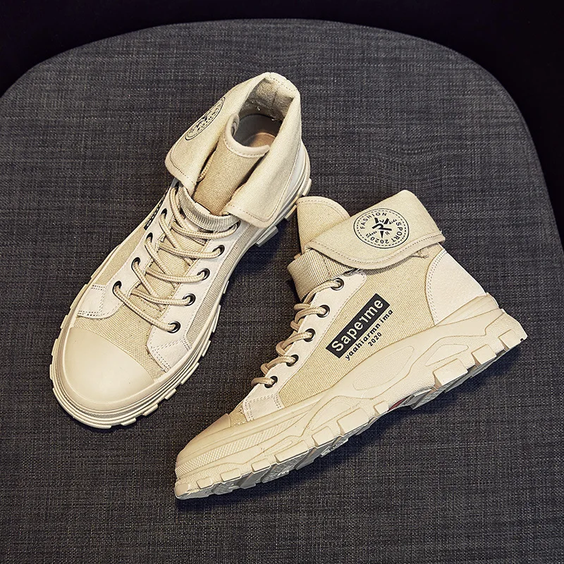 

Martin Boots Women's British-Style Spring And Autumn Short Boots 2019 New Style Autumn & Winter Locomotive Handsome Canvas High