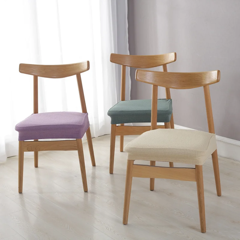 4Pcs  Room Elastic Jacquard Chair Cover Waterproof Washable Seat Cushion 