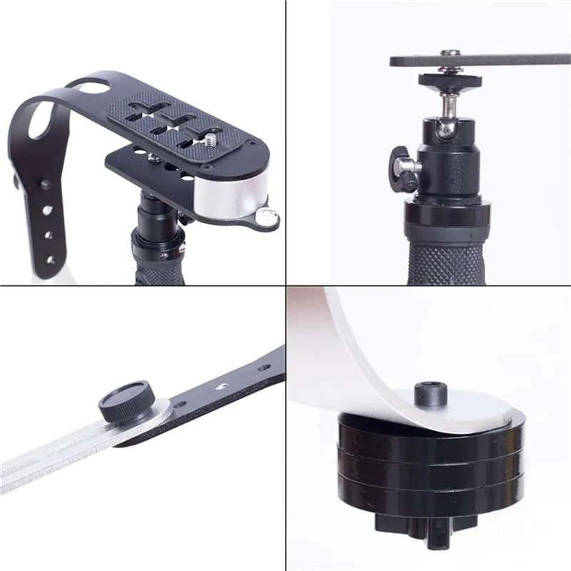 Ручной видео стабилизатор камеры DSLR устойчивый для GoPro Cannon Nikon sony camera Camcorder DV смартфон до 2,1 Фунтов