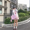 Peach Strawberry Embroidered Sweater KF9452