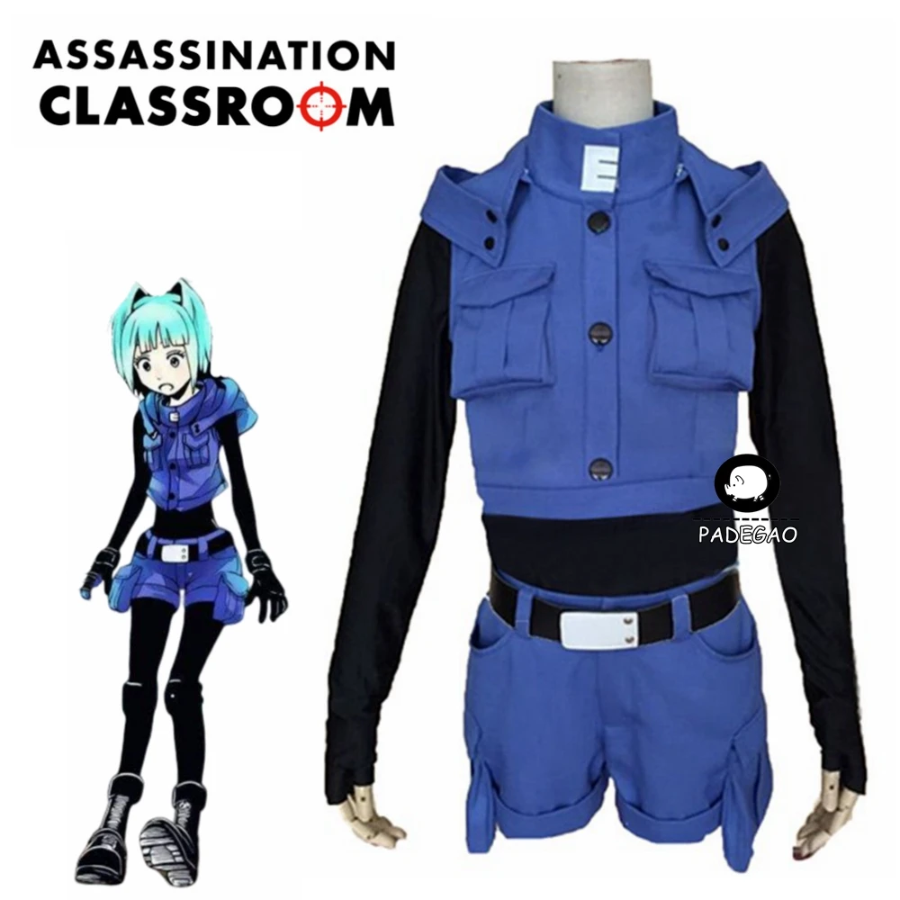 Assassination Classroom Kaede Kayano School Girl Student Uniform Costume Cosplay