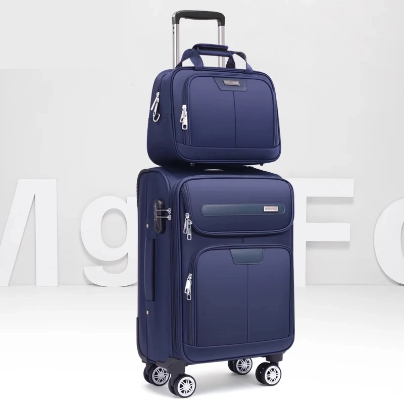 Men Business luggage series 20/22/24 inch nylon Handbag Rolling Luggage sets,Women Spinner brand Travel Bag Trolley Suitcases