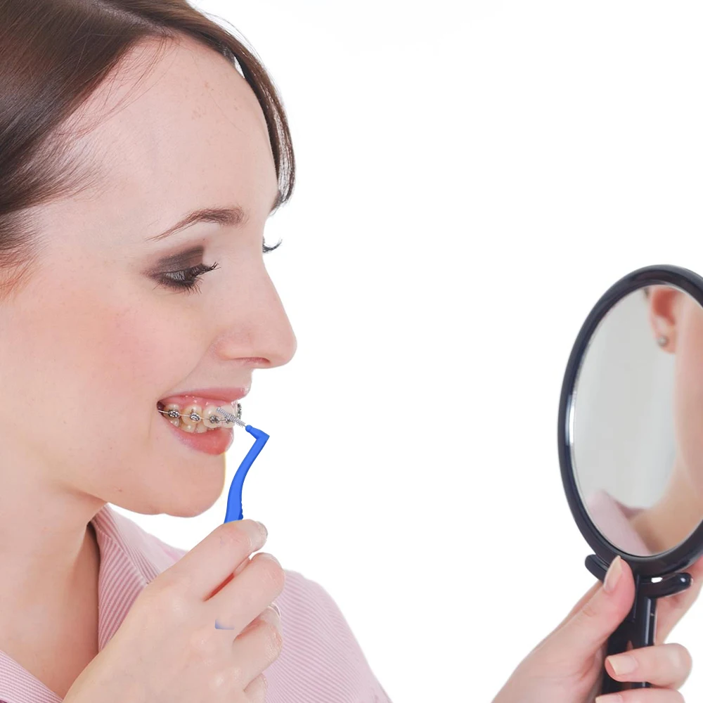 Межзубная щетка Dentales зубочистка зубная нить головка мягкий уход за полостью рта зубная щетка для гигиены зубов 0,6 0,7 0,8 мм