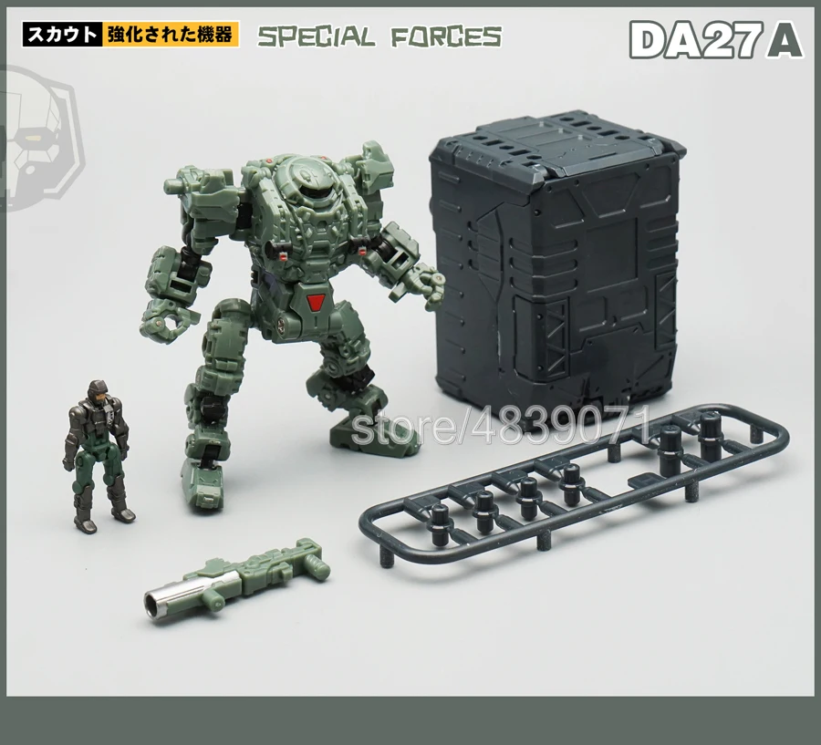 MFT DA27 DA27A DA27C Diaclone трансформация мощность ed-suit power Suit черный мех Solider Lost Planet фигурка игрушка