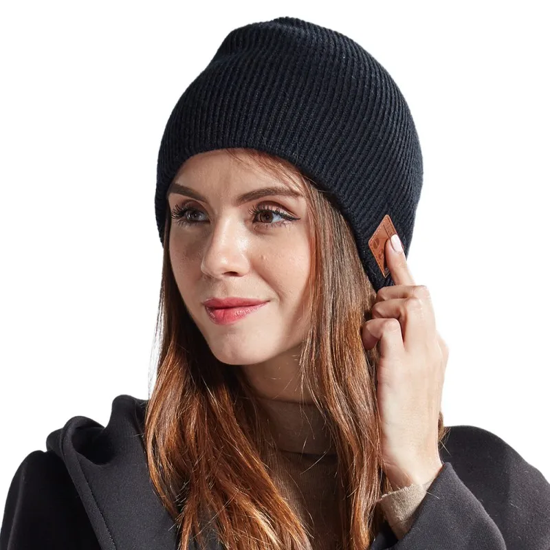 Вязаная шапка для Bluetooth V5.0 bluetooth-стереонаушники, наушники, шапка бини, головной убор