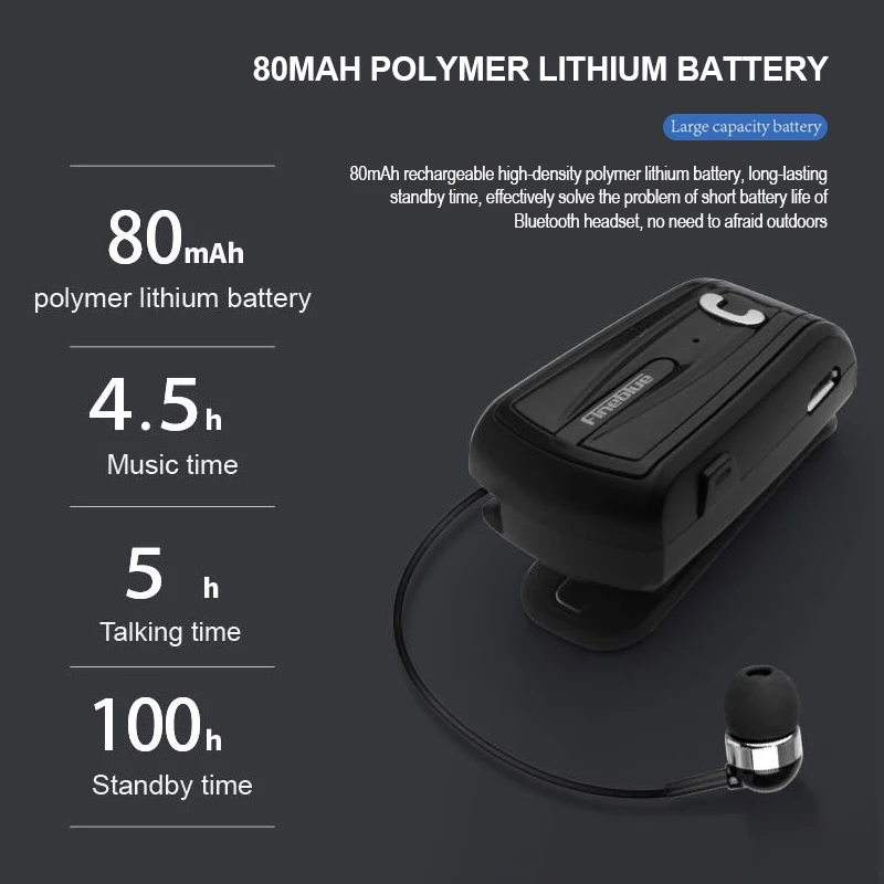Fineblue F-V6 Bluetooth наушники мини-вкладыши стерео Bluetooth 4,1 Беспроводной вставной наушник для IOS Android телефон шумоподавление