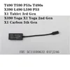 For T490 T590 P53s T490s X390 L490 L590 P53  X1 Tablet 3rd Gen X390 Yoga X1 Yoga 2nd Gen X1 Carbon 5th Gen USB-C to VGA Adapter
