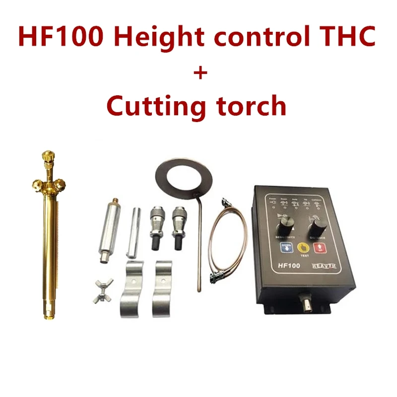 US $305.97 CNC flame laser cutting machine capacitive sensor HF100 torch height controller HF100 height control thc 250mm Cutting Torch