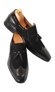 

Men pu Leather Shoes Low Heel Casual Shoes Dress Shoes Brogue Shoes Spring Ankle Boots Vintage Classic Male Casual YK241