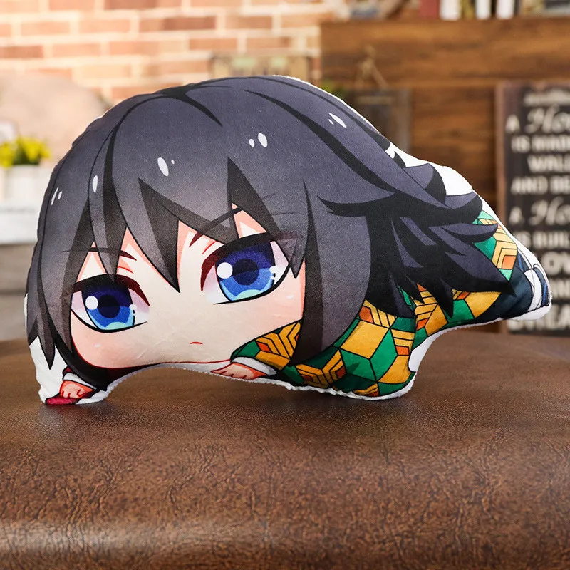 Оранжевый Anime Demon Slayer Kimetsu no Yaiba Cosplay Surrounding Kamado Tanjirou Nezuko Agatsuma Zenitsu Tomioka Giyuu Kochou Pillow - Цвет: Оранжевый