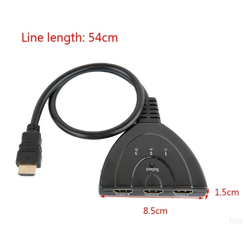 3 порта HDMI переключатель сплиттер 3 в 1 выход HDMI коммутатор 1080P концентратор адаптер кабель для PS3Xbox One Аксессуары