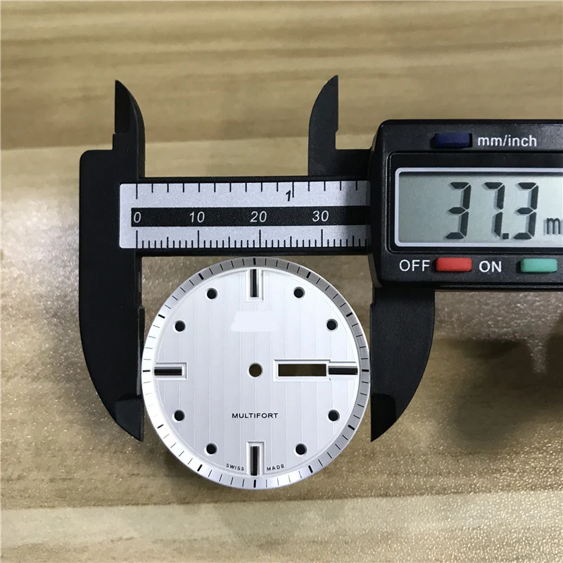 37,3 мм Циферблат для M005430A Мужские механические M005 часы текст часы аксессуары M005430 запасные части