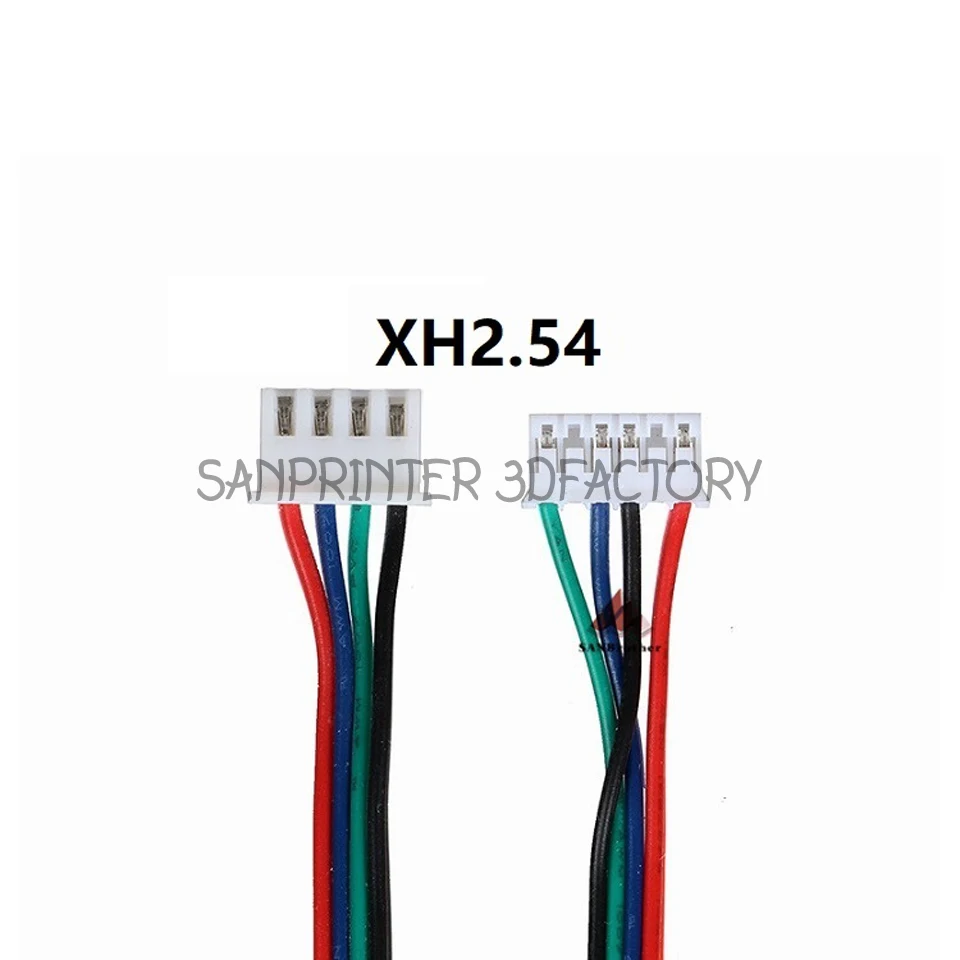 3D Printer Parts Stepper Motor Cable 1M/2M 2.54 4pin-XH2.0 6pin for Stepper Motor Cable Connector