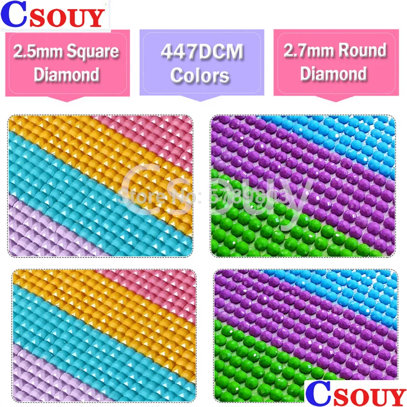 5D DIY Diamond Painting Blank Canvas