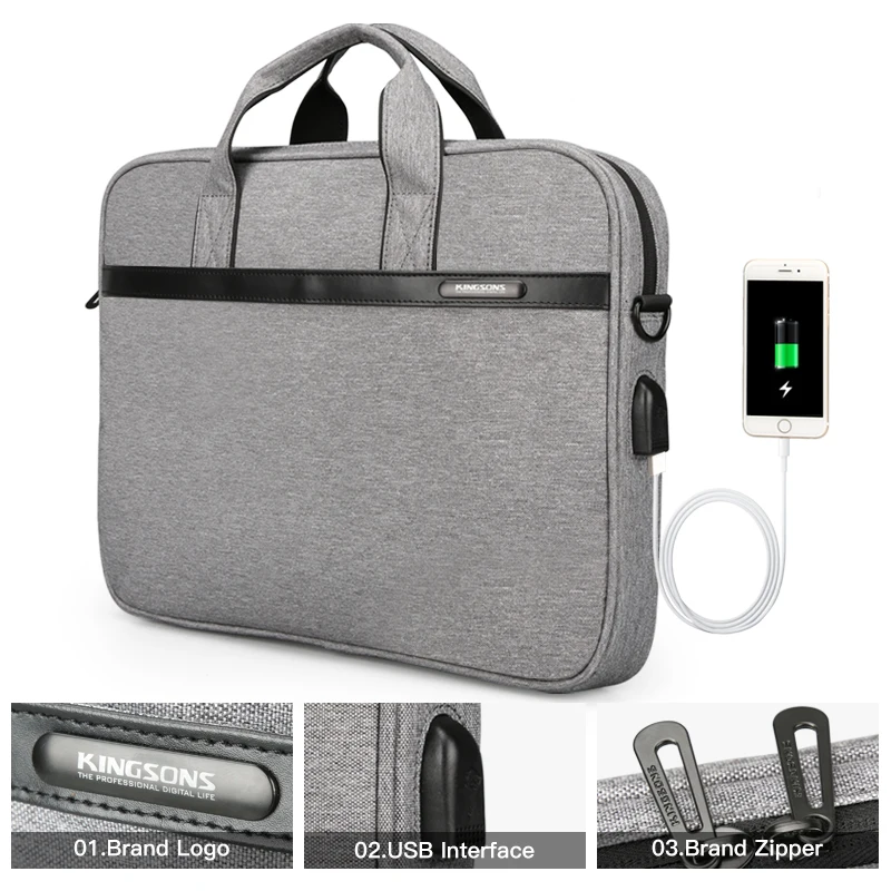 KINGSONS брендовый чехол для ноутбука 1", 12", 1", 14", 1" сумка-мессенджер сумка-рукав для деловых поездок