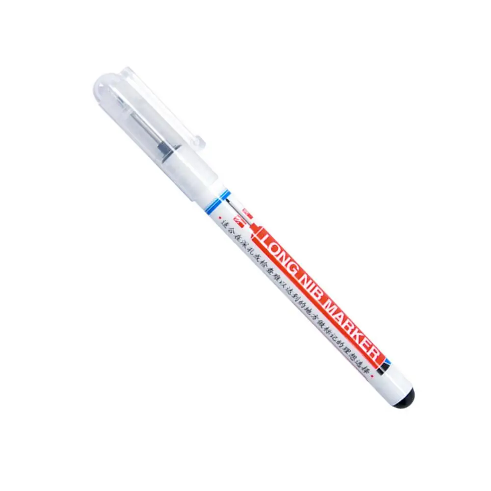 Long Tip Marker Deep Hole Pen Markers Water-resistant Ink Quick-drying For Bathroom Woodworking | Инструменты