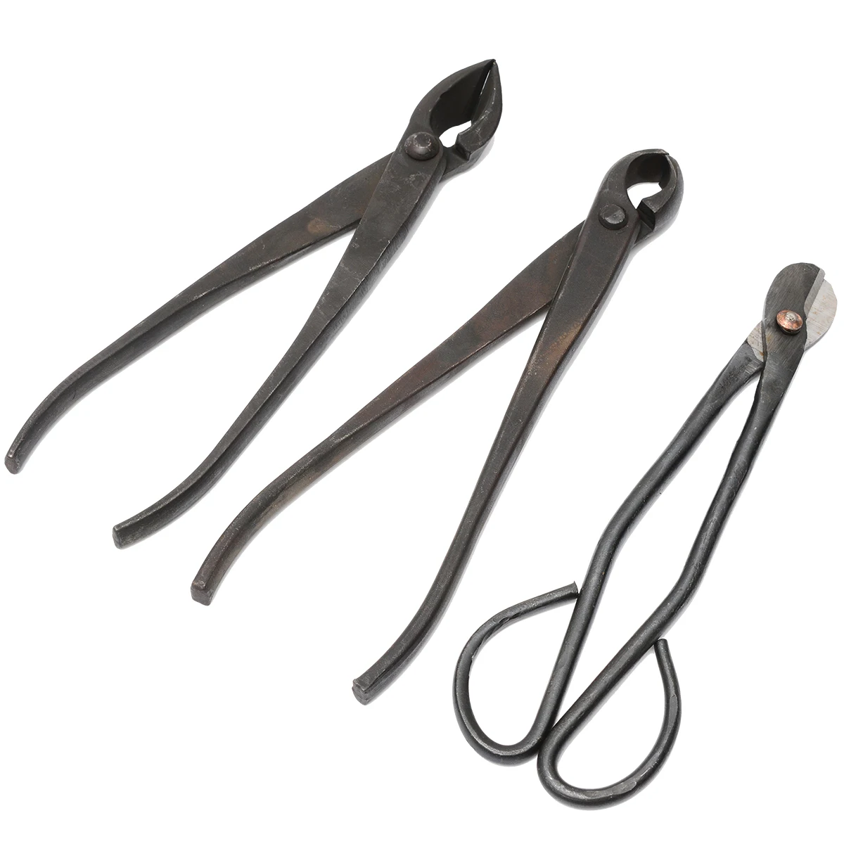 Carbon Steel Bonsai Tool Set Garden Plants Trimming Scissors Extensive Cutter Shears Kit With Nylon Case For Horticulture Tools