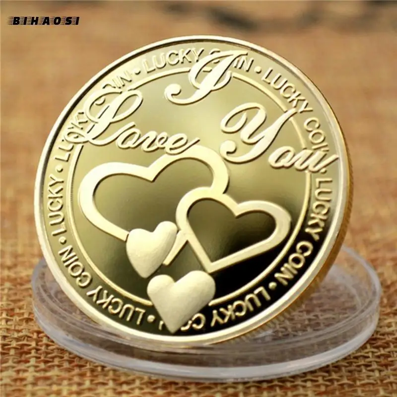 Moneda de Artesanía de metal de la suerte, sello conmemorativo chapado en oro y plata 999, colección de sellos conmemorativos, regalo, moneda d