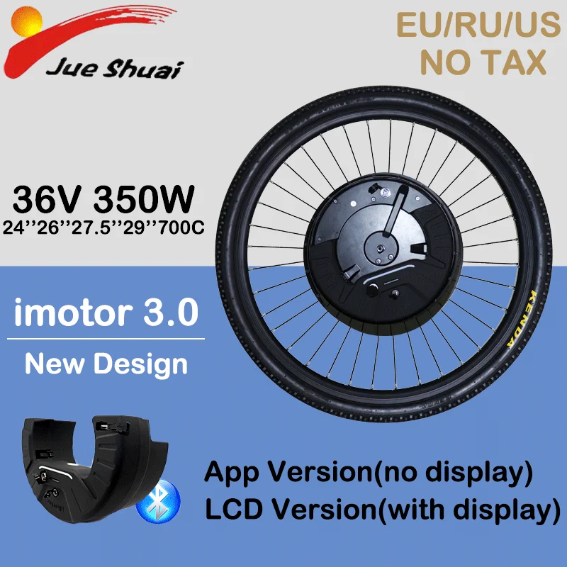 

New 36V350W Imotor 3 Kit in Ebike Conversion Kit 26''700C 27.5''29'' DC Front Motor Wheel Electric Bike Kit Bicicleta Electrica