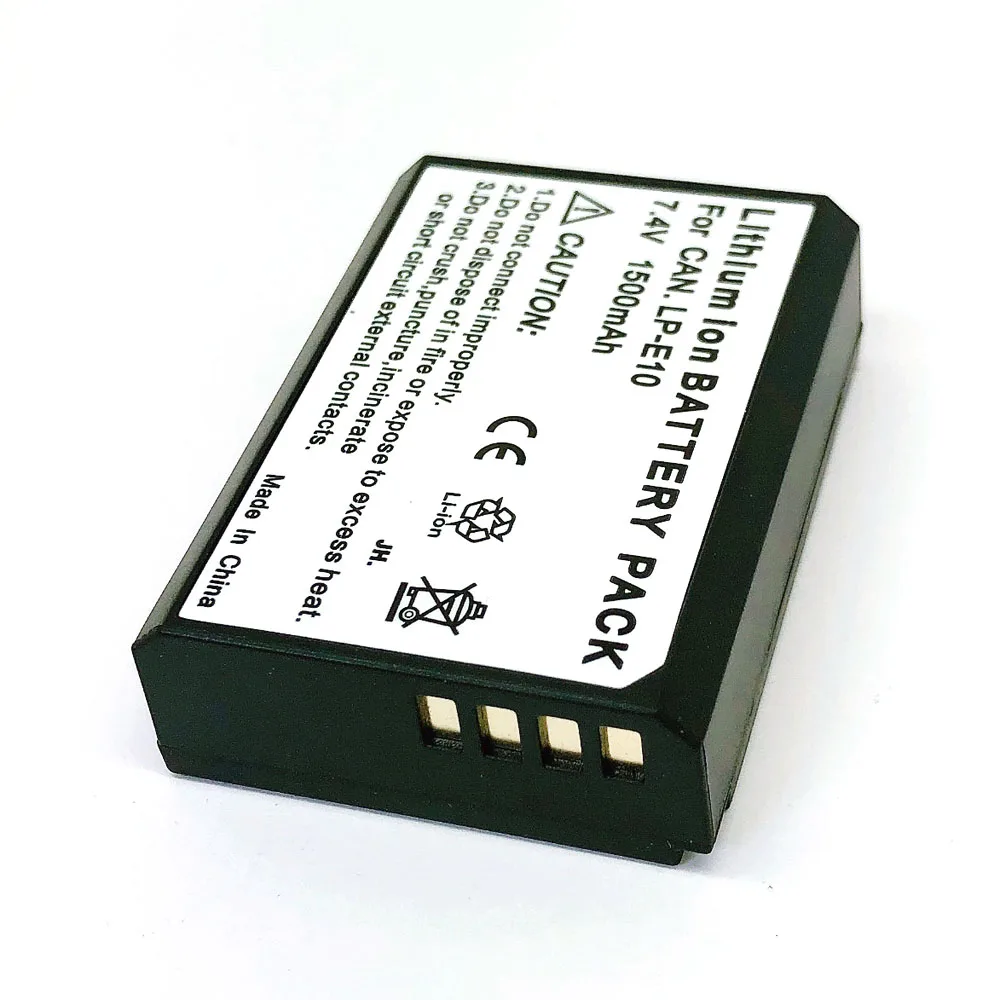 LP-E10 LP E10 LPE10 цифровой Камера Батарея для цифровой однообъективной зеркальной камеры Canon EOS 1100D 1200D 1300D Rebel T3 T5 T6 поцелуй X50 X70 X80 Батарея L10 LC-E10C