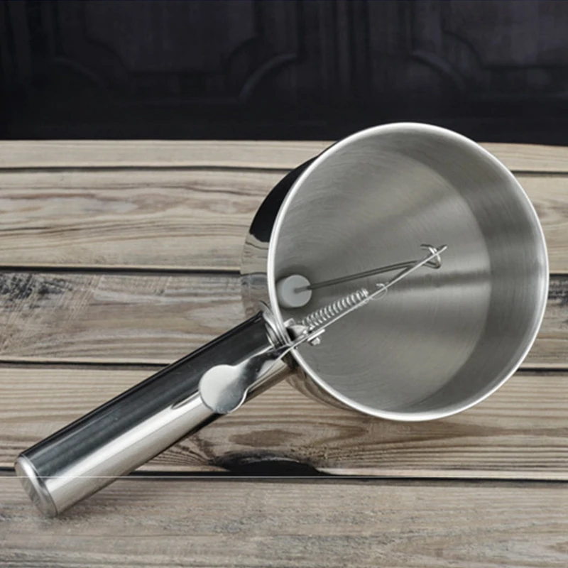 22x14.5cm Pancake Batter Dispenser Stainless Steel Handheld Stirring Separator Baking Cupcakes Pancake Separator Measuring Cup