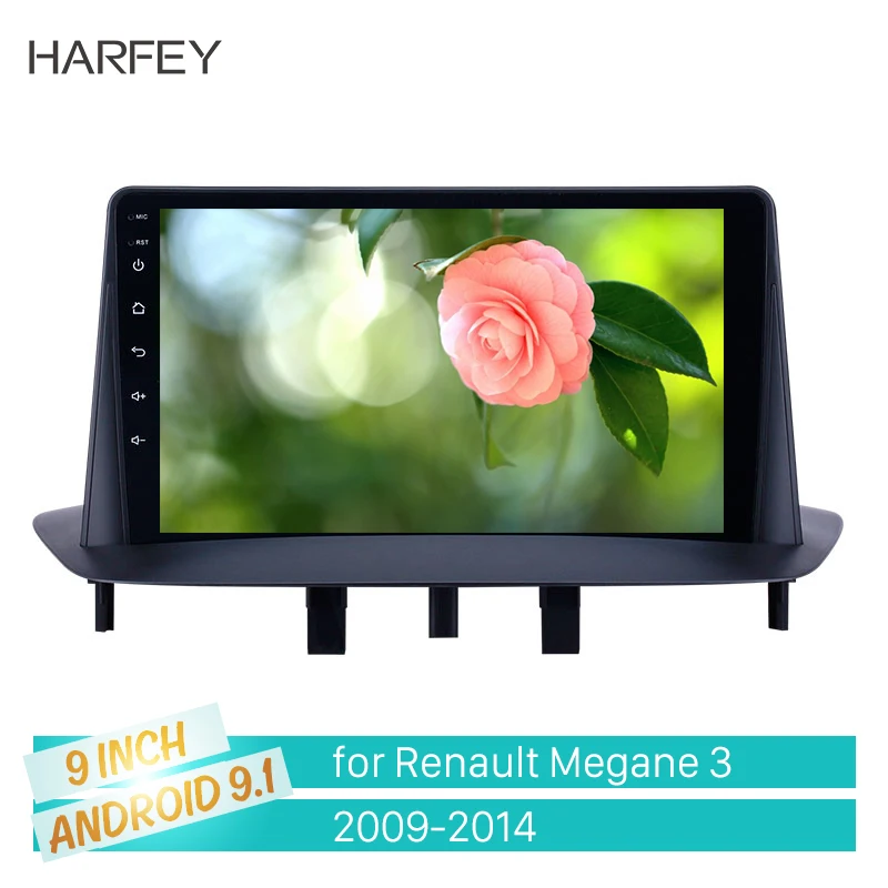 Автомагнитола Harfey навигация Android 9 1 GPS сенсорный экран дюймов HD для Renault Megane 3 2009 2010