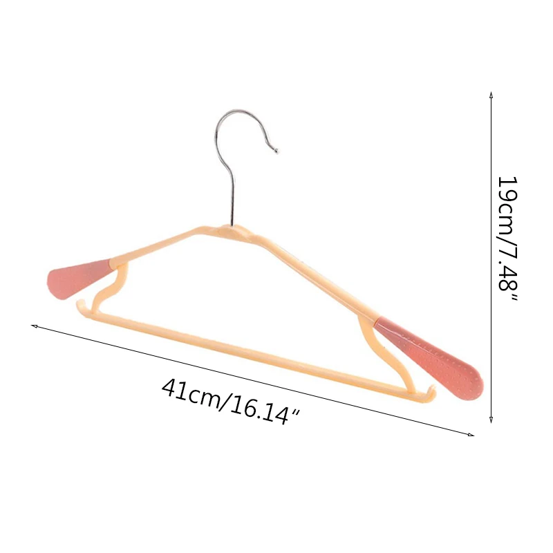 Бытовые взрослые немаркировочные вешалки широкая плечевая пластиковая вешалка для одежды поддержка многофункциональная противоскользящая сушилка пластиковый