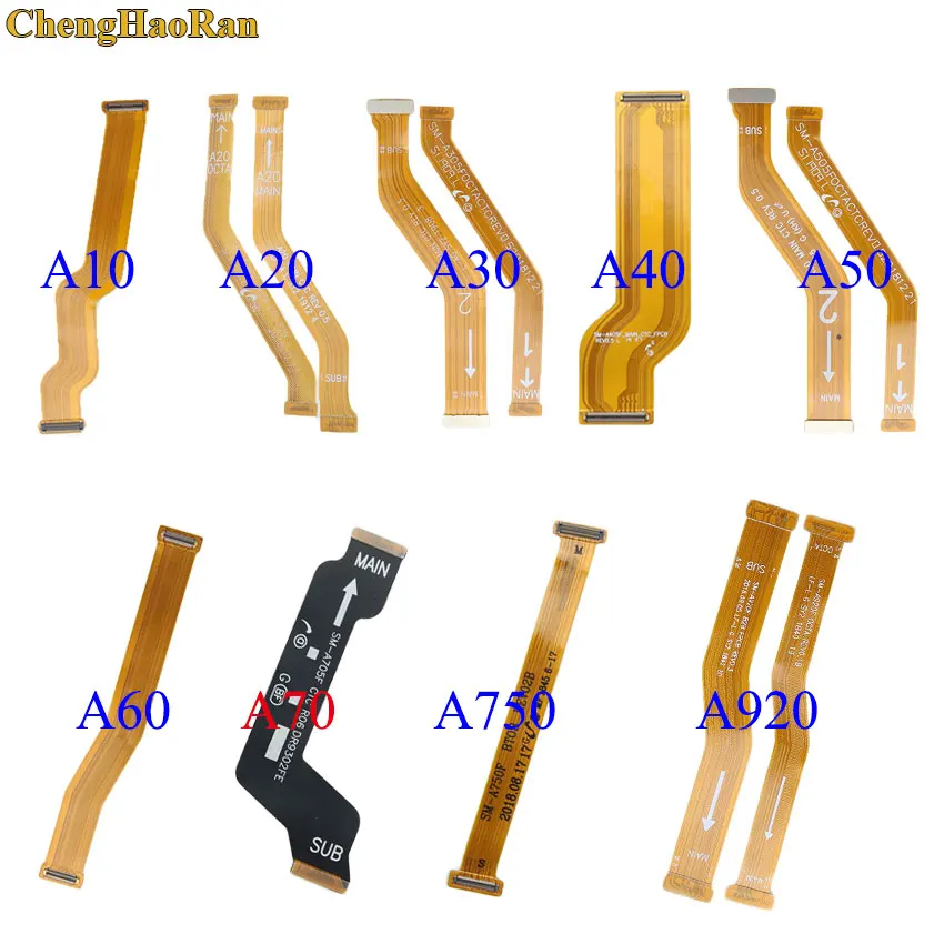 ChengHaoRan для Samsung Galaxy A10 A20 A30 A40 A50 A60 A70 A750 A920 материнская плата разъем ЖК-дисплей USB