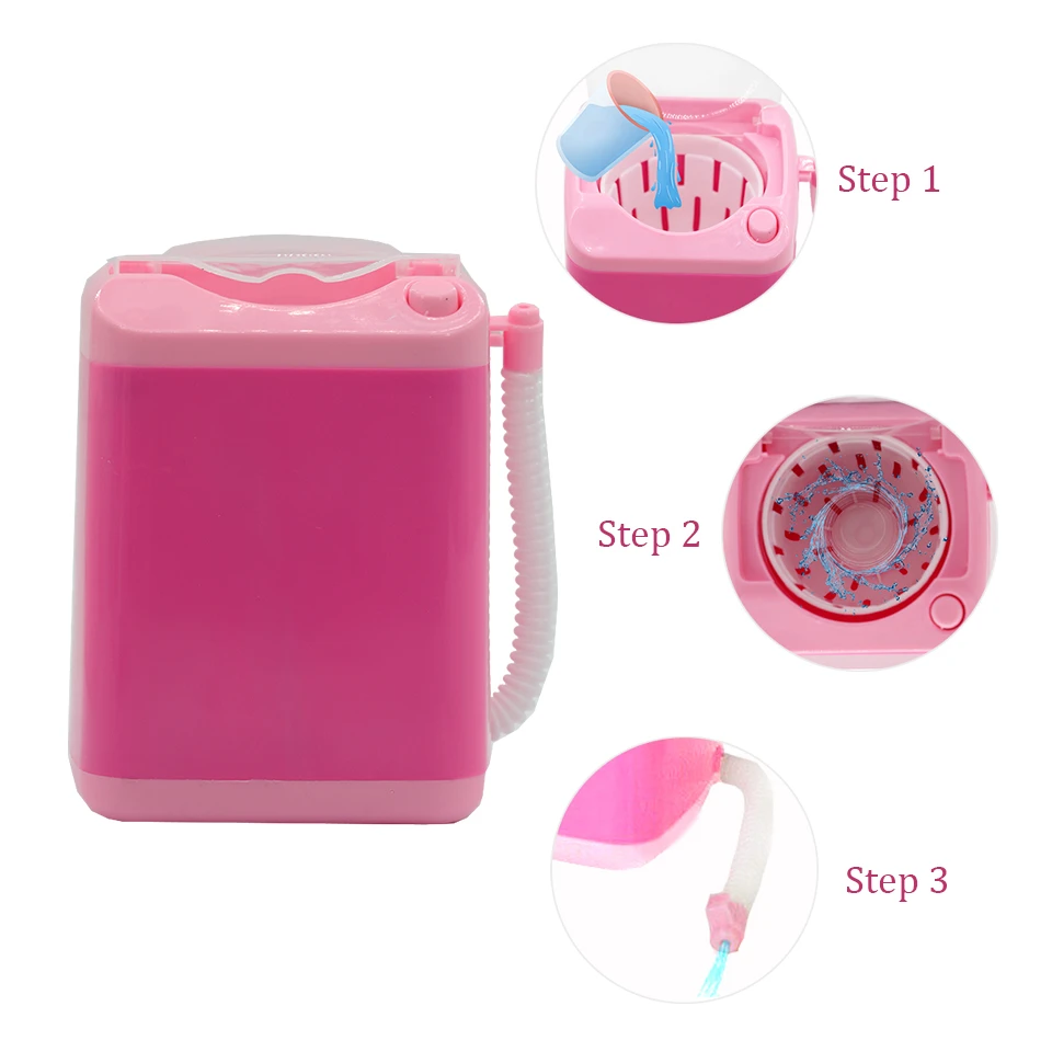 Mini Makeup Brush Cleaner Electric Washing Machine For Eyelashes Sponge Pad