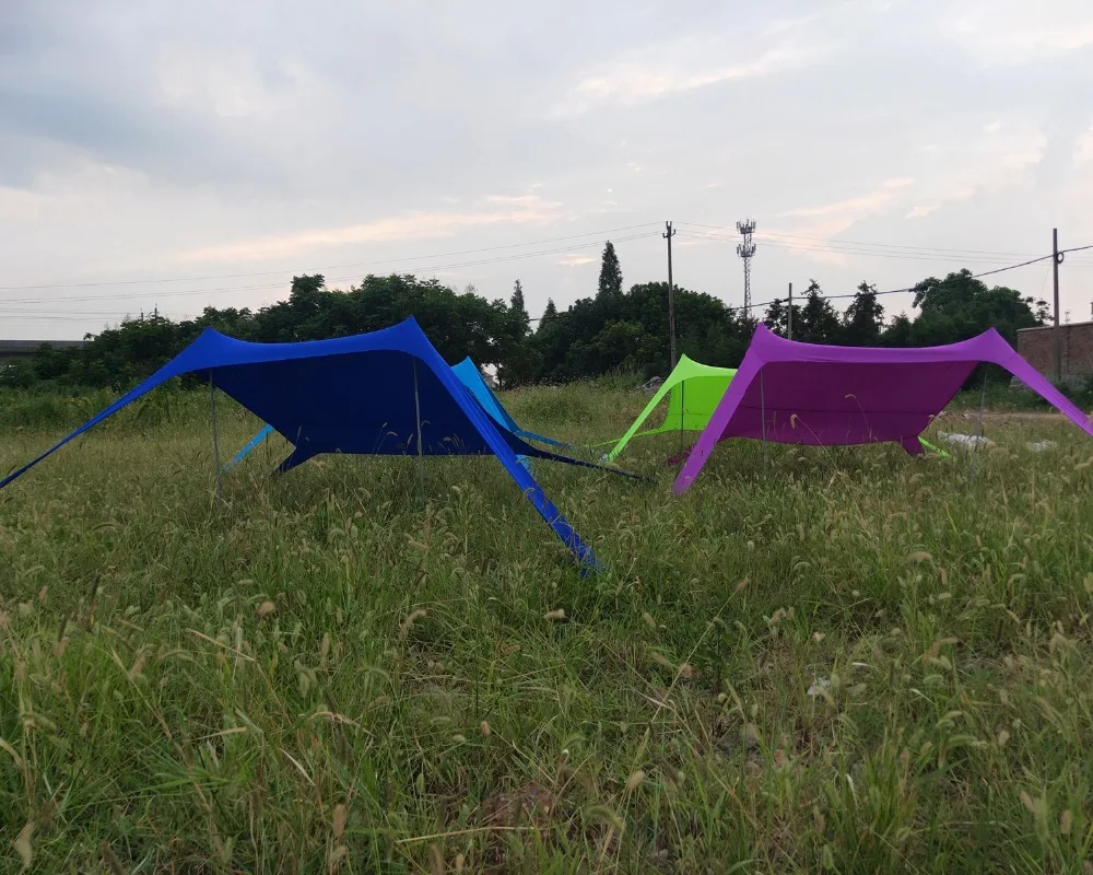 Палатки для кемпинга на открытом воздухе,, 2,1X2,1 м, Пляжная палатка, лайкра, навес, солнцезащитный козырек, крутой Открытый Кемпинг