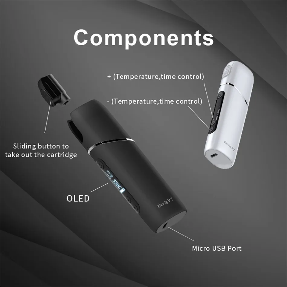 Pluscig P7 vape Комплект для iQOS для jouz stick 3500 мАч vape до 40-50 непрерывная smokable Совместимость комплект электронных сигарет