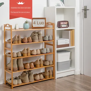 

Shoe Cabinet At The Entrance of College Students' Dormitory Simple Multi Layer Shoe Rack Household Rack Economical Space Saving